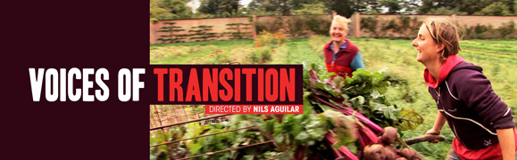 Voices of Transition Header Image - Still from Film with Logo